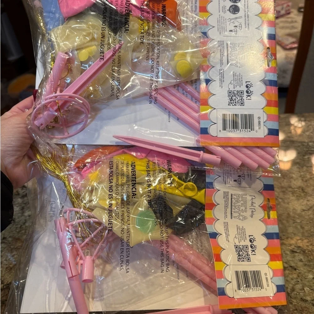 Party Balloon Yard Stakes by Party City 2 packages Brand New